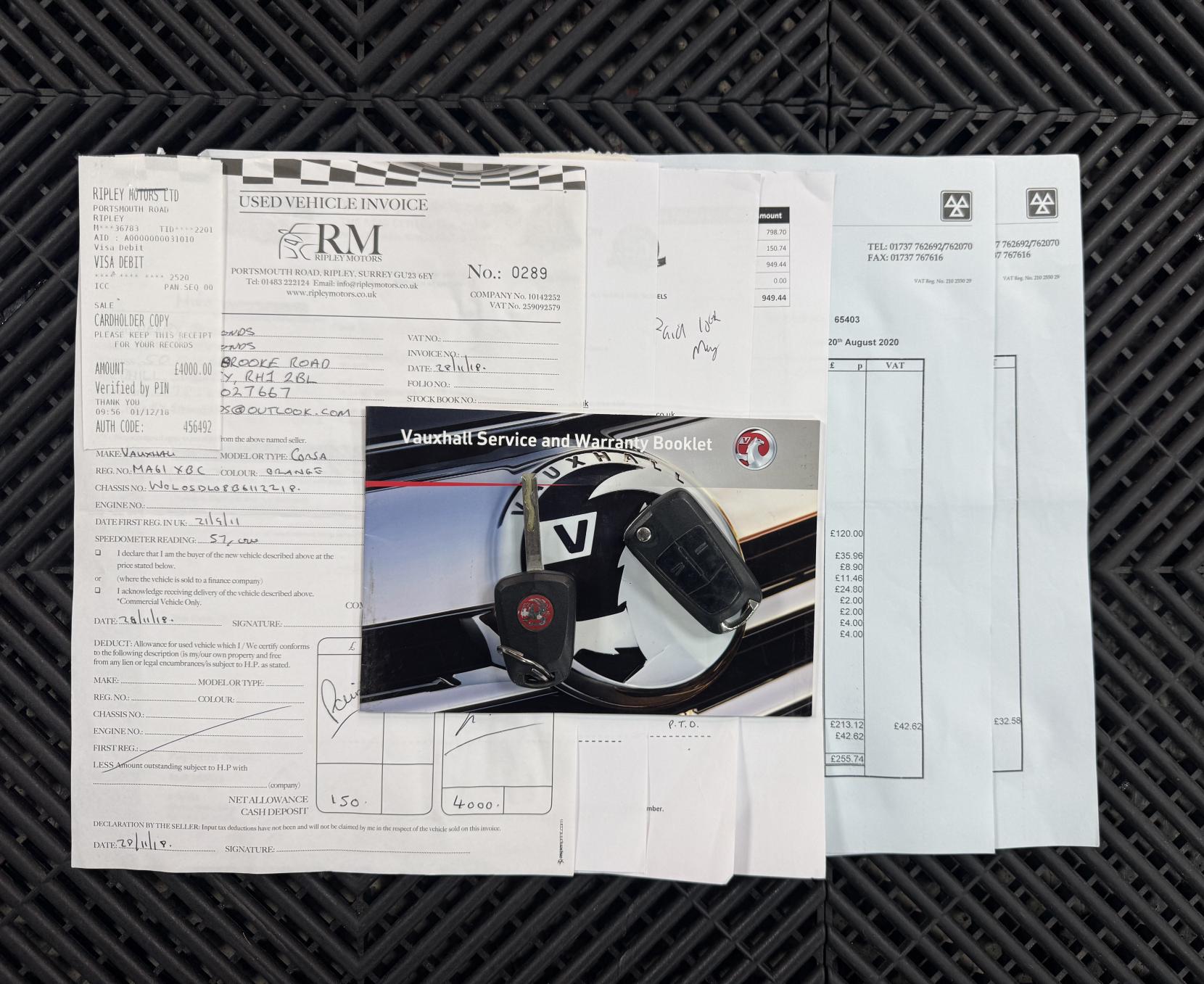 Vauxhall Corsa 1.2i ecoFLEX 16V Excite Hatchback 3dr Petrol Easytronic Euro 5 (A/C) (85 ps)